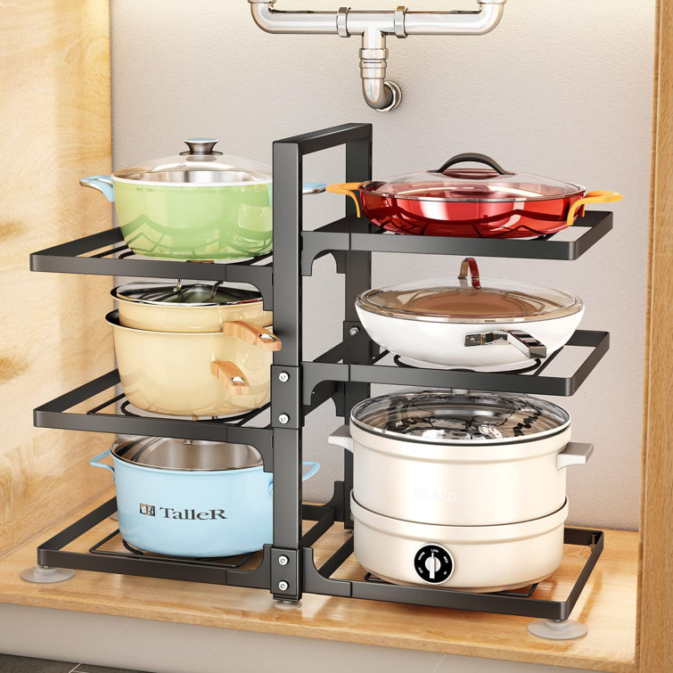 Belfry Kitchen Standing Pot Rack Wayfair.co.uk